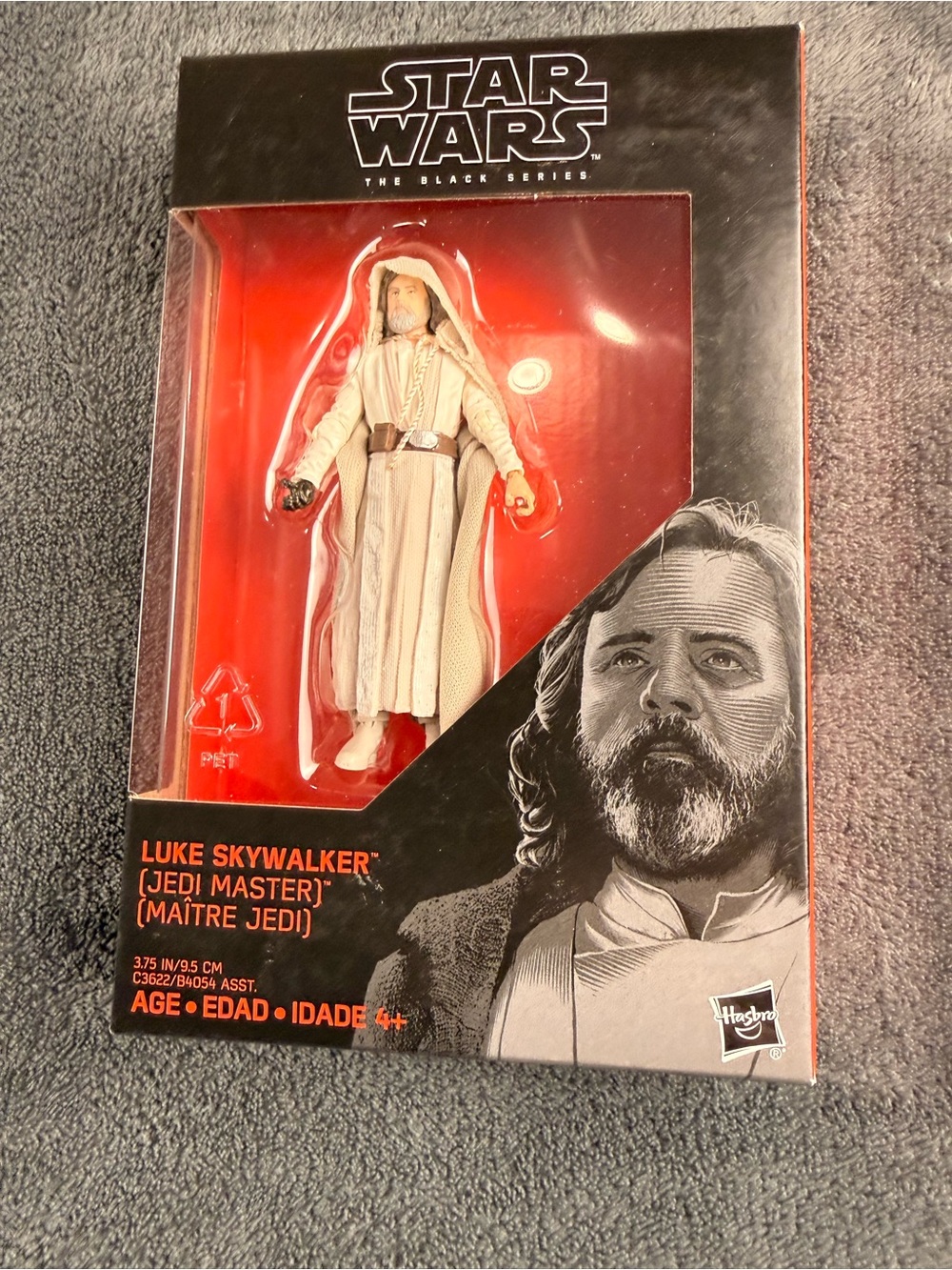 Star Wars Luke Skywalker Jedi Master Action Figure - White, Black, Red